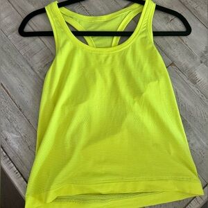 Swiftly tech neon yellow tank
